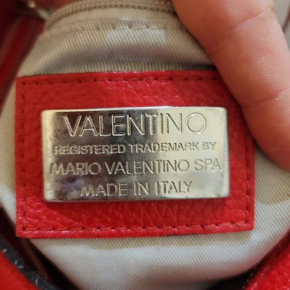 Red handbag genuine leather - Picture 6 of 16